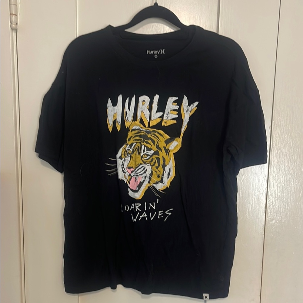 Hurley Tiger Black Graphic T-Shirt